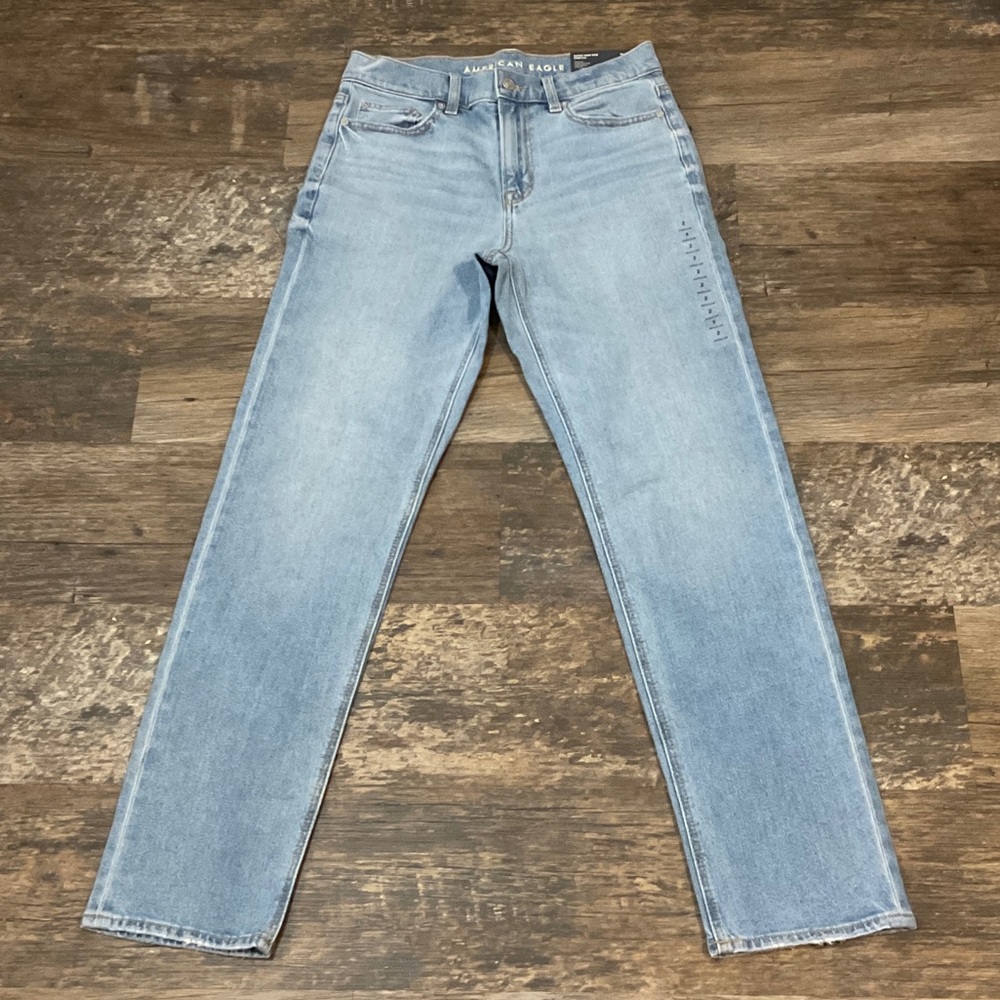 American Eagle Outfitters Light Blue High-Rise Jeans